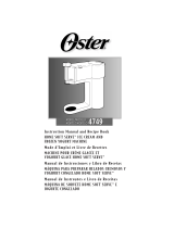 Oster Frozen Dessert Maker 4749 Manual do usuário