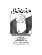Sunbeam Blender 4817-8 Manual do usuário