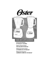 Sunbeam Osterizer Blender Manual do usuário