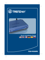 Trendnet Network Router TEW-450APB Manual do usuário