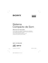 Sony MHC-EC68USB Manual do proprietário