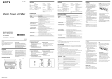 Sony XM-GTX6041 Manual do proprietário