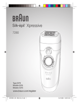 Braun 7280, Silk-épil Xpressive Manual do usuário