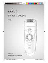 Braun 7280, Silk-épil Xpressive Manual do usuário
