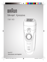 Braun 7381 WD,  Silk-épil Xpressive Manual do usuário