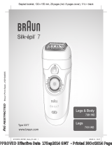 Braun Legs & Body 7381 WD,  Legs 7181 WD,  Silk-épil 7 Manual do usuário
