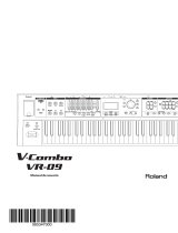 Roland V-Combo VR-09 Manual do usuário