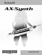 Roland AX-Synth Manual do usuário