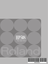 Roland HP508 Manual do usuário