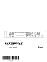 Roland INTEGRA-7 Manual do usuário