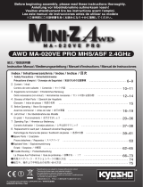 Kyosho No.32170 MINI-Z MA-020VE PRO Chassis Set Manual do usuário