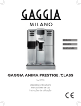 Gaggia Milano Anima Prestige Manual do proprietário