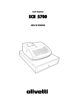 Olivetti ECR 5700 Manual do proprietário
