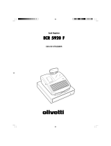 Olivetti ECR 5920F Manual do proprietário