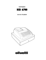 Olivetti ECR 6700 Manual do proprietário