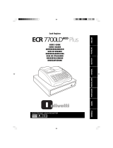 Olivetti ECR 7700LD eco Plus Manual do proprietário