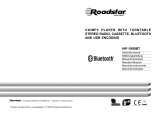 Roadstar HIF-1990BT Manual do usuário