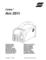 ESAB Caddy® 250 Arc 251i Manual do usuário