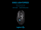 Logitech G502 LIGHTSPEED Wireless Gaming Mouse Manual do usuário
