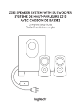 Logitech Speaker System Z313 Guia de instalação