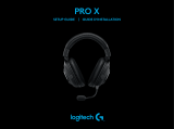 Logitech PRO X Gaming Headset Manual do usuário
