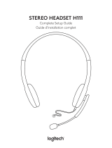 Logitech Stereo Headset H111 Guia de instalação
