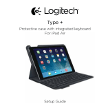 Logitech Type+ Protective Case for iPad Air Guia de instalação