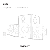 Logitech Z607 5.1 Surround Sound Speakers Guia de instalação
