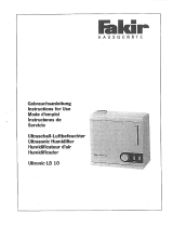 Fakir Ultronic LB 10 Manual do proprietário