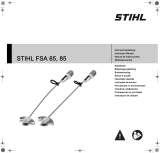 STIHL FSA 65, 85 Manual do proprietário