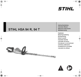 STIHL HSA 94 R, 94 T Manual do proprietário