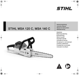 STIHL MSA 140 C Manual do proprietário