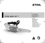 STIHL MSA 161 T Manual do proprietário