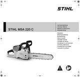 STIHL MSA 220 C-B Manual do proprietário
