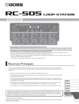 Boss RC-505 Manual do proprietário