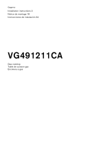 Gaggenau VG 491 Guia de instalação