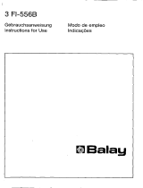 BALAY 3FI5671B/02 Manual do usuário