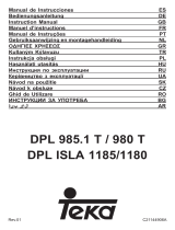 Teka CUERPO DPL Island 1185 Manual do usuário