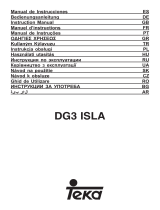 Teka DG3 ISLA 980 ISLAND Manual do usuário