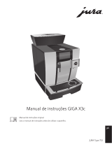 Jura GIGA X3c Instruções de operação