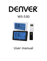 Denver WS-530BLACK Manual do usuário
