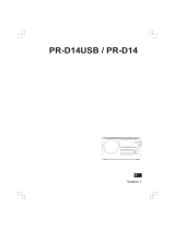 Sangean PR-D14 Manual do usuário