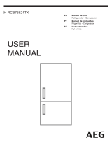 AEG RCB73821TX Manual do usuário
