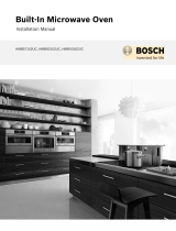 Bosch HMB50152UC Guia de instalação