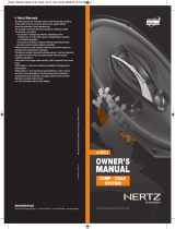 Hertz DCX 710.3 Manual do usuário