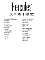 Hercules DJ Monitor 32 Manual do usuário