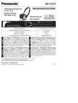 Panasonic RP-HT161-K Manual do usuário