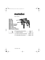 Metabo SBE 660 Instruções de operação