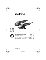 Metabo WP 780 Instruções de operação