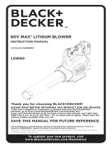 BLACK+DECKER LSW60CLST560C Manual do usuário